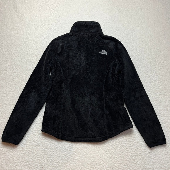 The North Face Fleece Jacket Womens S Black Osito Full Zip High Pile Soft Fuzzy - Picture 8 of 10